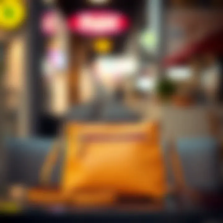 Chic crossbody bag in trendy colors