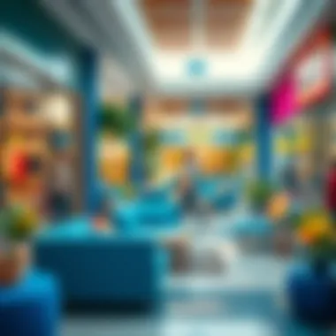 Relaxing Shopping Environment Relaxing spaces within 212 Outlet İstanbul for a pleasant shopping experience