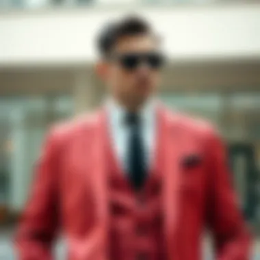 Modern Tailoring in Suits Elegantly styled suit showcasing modern tailoring