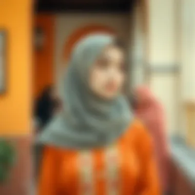 Color palette options for abaya combinations in fashion