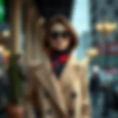 Chic Combinations with Long Coats Chic long coat paired with stylish accessories