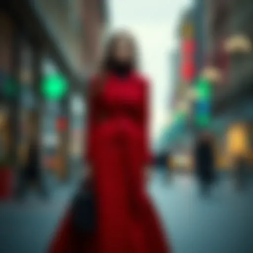 Elegant long coat in a luxurious fabric