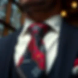 Elegant tie selection for formal attire