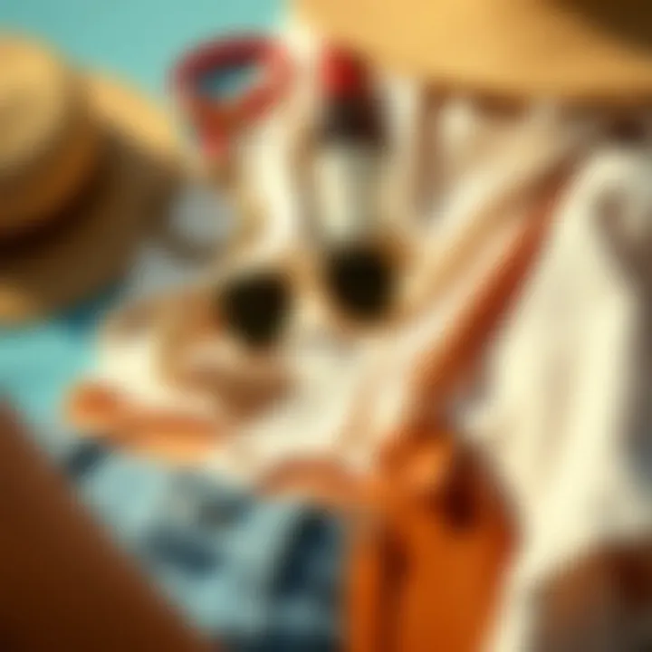 Summer Outfit Accessories An array of accessories complementing summer outfits.