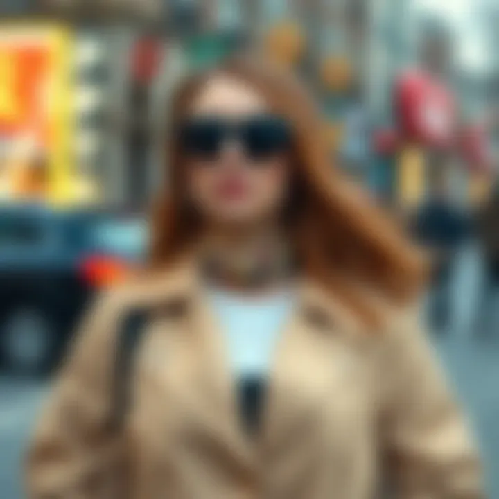 Seasonal Style Tips with Plus-Size Jackets Accessorized plus-size jacket look for seasonal wear