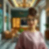 Elegant representation of a kaşe pardesü showcasing modern design