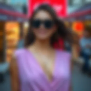 Latest Trends in Sleeveless Tops Model showcasing the latest trends in sleeveless tops