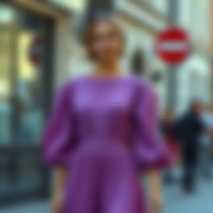 Outfit Ideas with Balloon Sleeve Pleated Dress Fashionable outfit combinations featuring a pleated dress