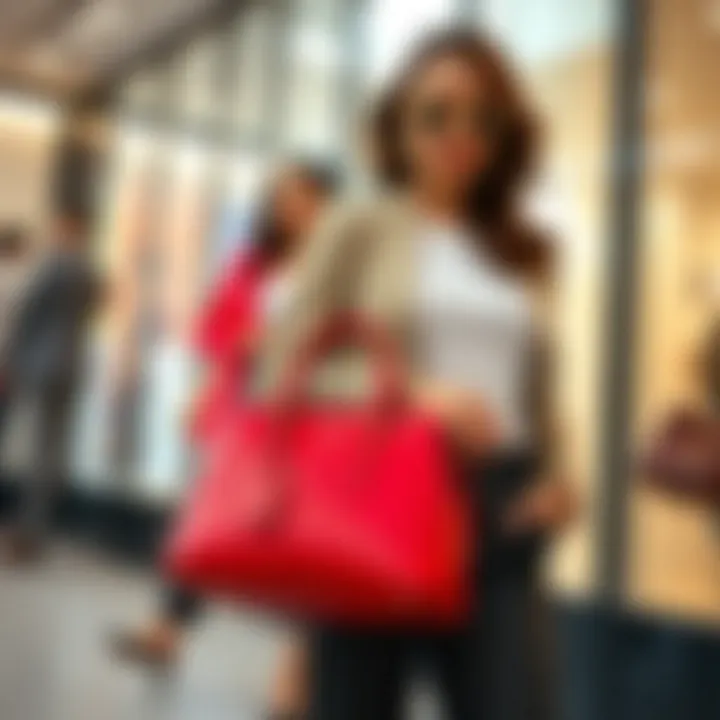 Fashion Forward with Pierre Cardin A fashionable setting featuring a Pierre Cardin handbag paired with trendy attire