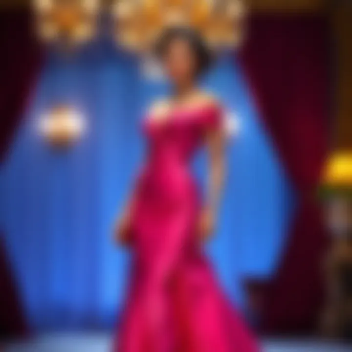 Sophisticated Elegance: An Evening Gown Sophisticated evening gown in luxurious fabric