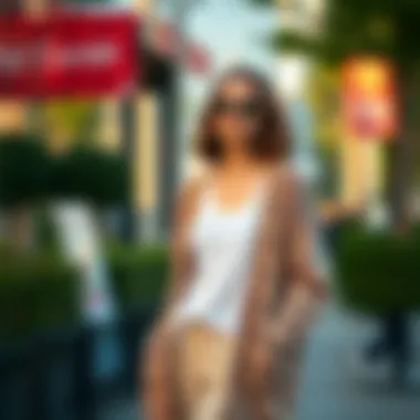 Casual outfit featuring an oversized cardigan for a relaxed look