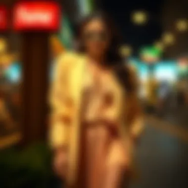 Blazer Over Chic Dress Stylish blazer with a chic dress underneath