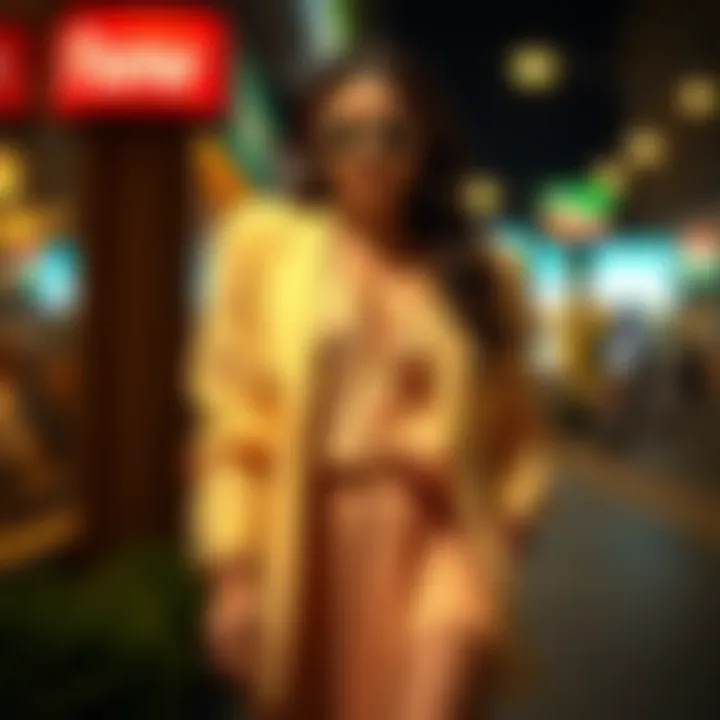 Blazer Over Chic Dress Stylish blazer with a chic dress underneath