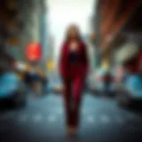 Sophisticated Blazer Ensemble Elegant blazer paired with tailored trousers