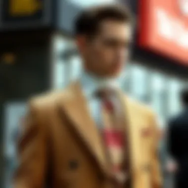 Modern Suit Styles Modern suit styles with varied textures and patterns