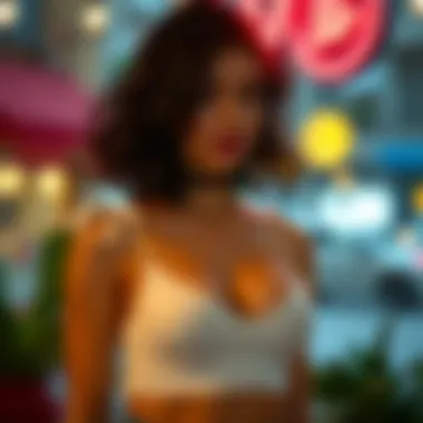 Versatility of a White Bralet: From Daytime to Nighttime Glam Versatile use of a white bralet for both day and night looks