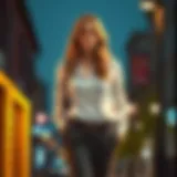 Chic White Shirt and Tailored Trousers Ensemble Chic white shirt and tailored trousers ensemble