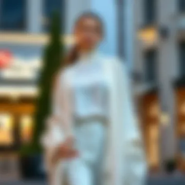 Layering Techniques with a White Cardigan Fashionable layering with a white cardigan