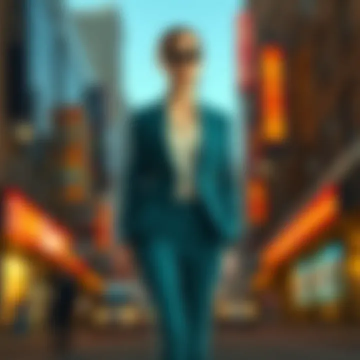 Chic Blazer Set Chic blazer set paired with tailored trousers