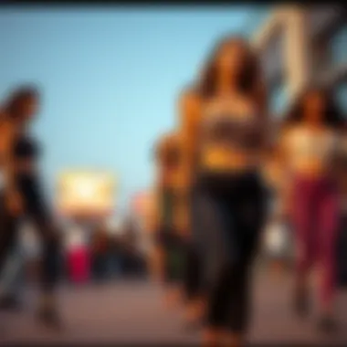 Diverse body types showcasing low-rise leggings