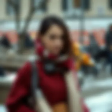 Winter Layering with Burgundy Stylish layering ideas with a burgundy sweater for winter