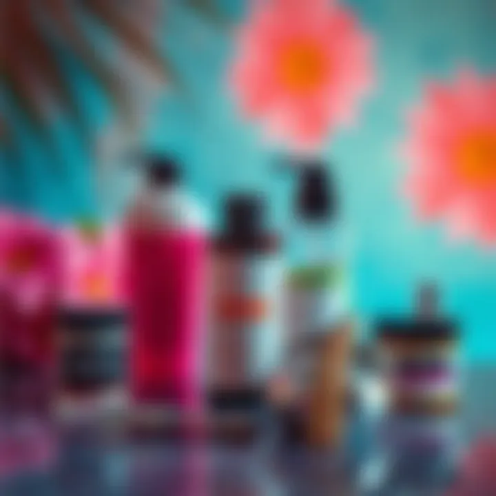 Essential Tanning Products for a Perfect Tan A selection of tanning products arranged aesthetically