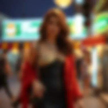 Chic Bustier Skirt Accessories Stylish combination of bustier skirt with accessories for a night out