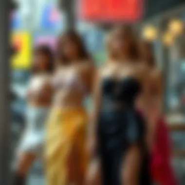 Bustier Skirts for Every Body Type Diverse body types in different bustier skirt styles