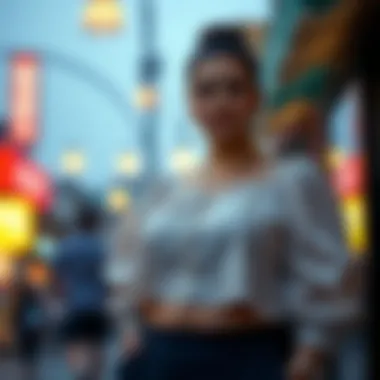 Versatility of Crop Blouses Versatile plus-size crop blouse suitable for various occasions