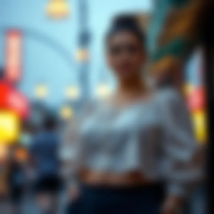 Versatility of Crop Blouses Versatile plus-size crop blouse suitable for various occasions