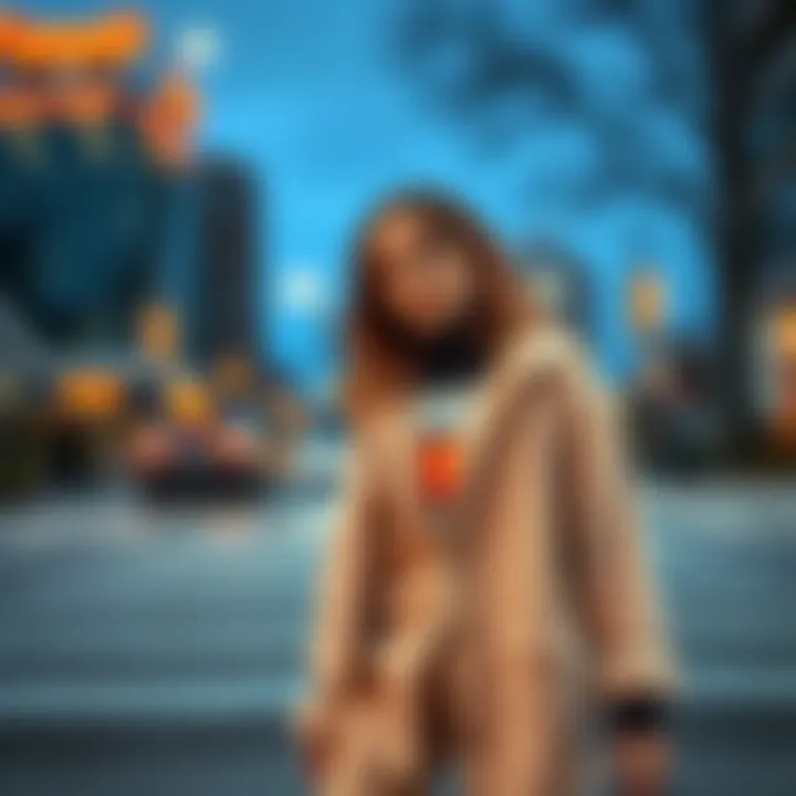 Combining Style with Comfort Stylish ensemble featuring a plush cardigan