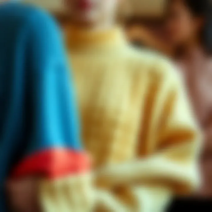 Elegant Colors of Cacharel Sweaters Elegant color palette showcasing various Cacharel sweater options