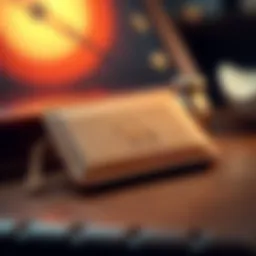 A classic camel wallet showcasing its elegant design