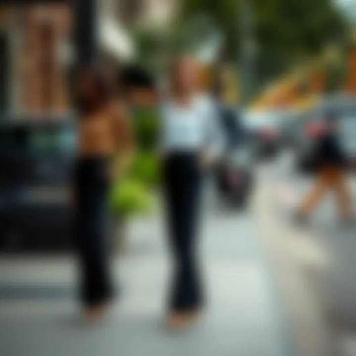 Versatile Looks for Any Occasion Casual and formal looks with high-waisted black trousers