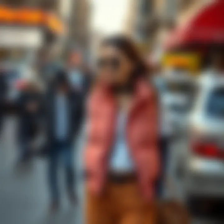 Casual Street Style Ensemble Casual street style with a puffy vest ensemble