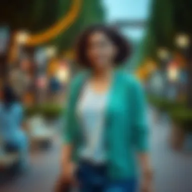 Perfectly Paired: Cardigan with Casual Summer Attire Casual summer outfit featuring a cardigan