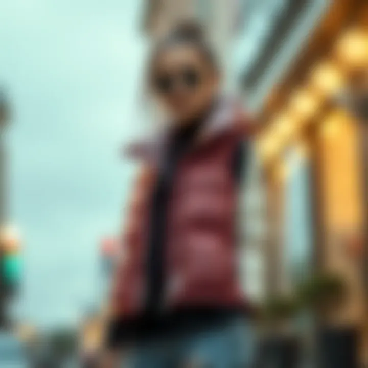 Chic Urban Outfit Chic urban outfit paired with a puffy vest