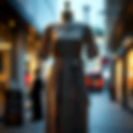 Modern Elegant Dress Elegant dress showcasing modern design elements