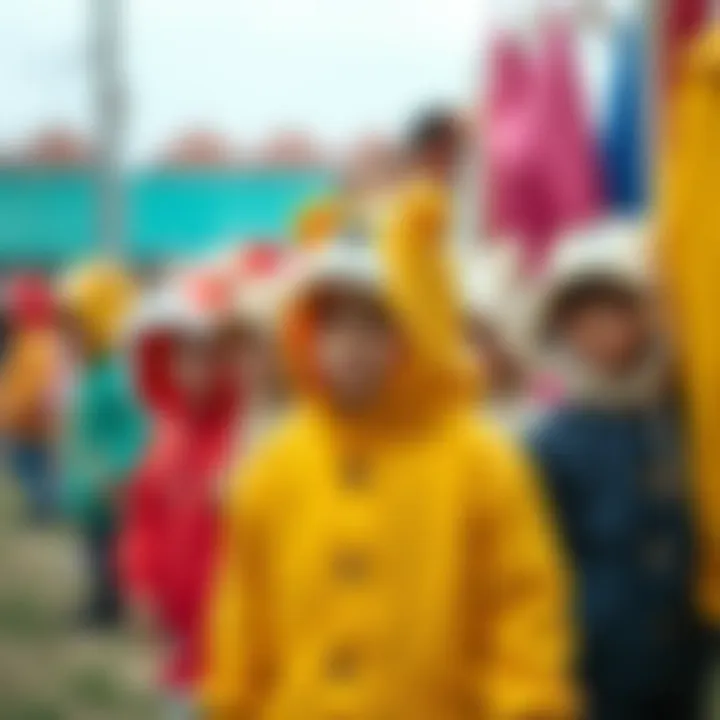 Colorful Variety of Children's Ferace Colorful variety of children's ferace outfits