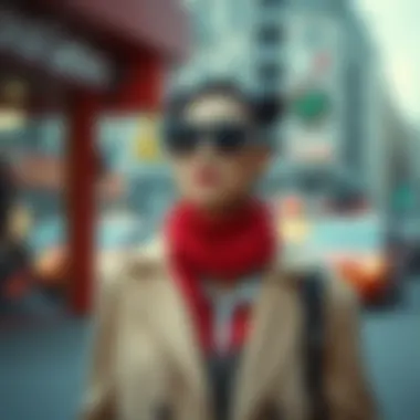 Stylish Combination of Ferace with Accessories Stylish combination of ferace with accessories