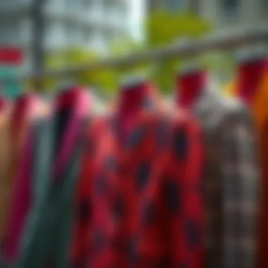 Variety of Colorful Blazers Colorful blazer options showcasing various styles and patterns