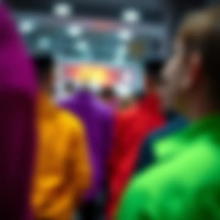 Vibrant Shirt Selections Colorful shirt options for graduation attire