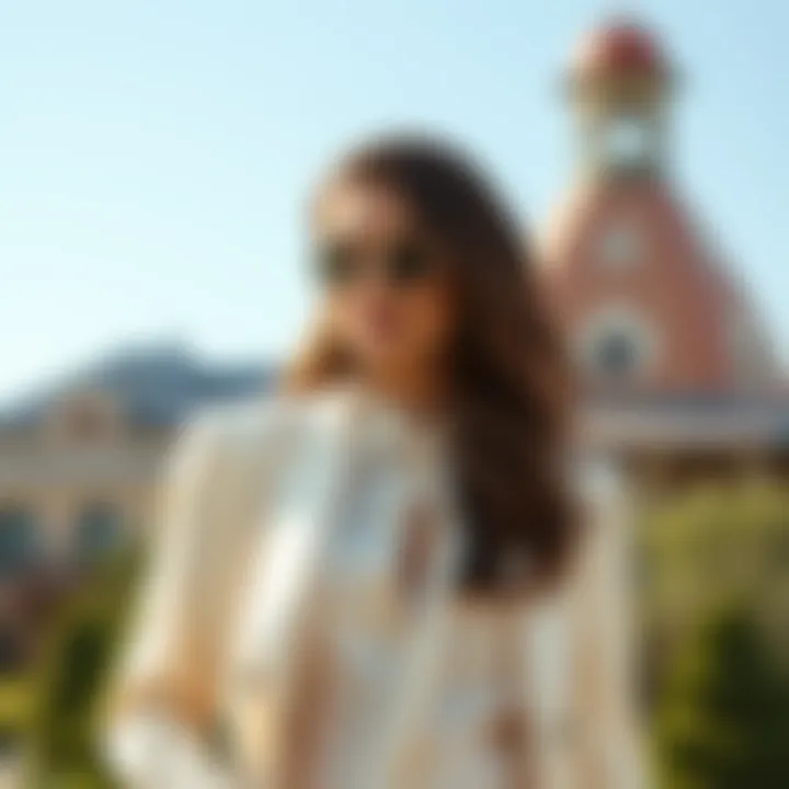 Creative Color Pairings Fashionable color combinations featuring cream suit