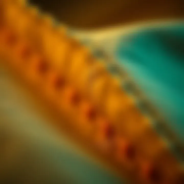 Fabric Texture and Craftsmanship Close-up of fabric texture and stitching