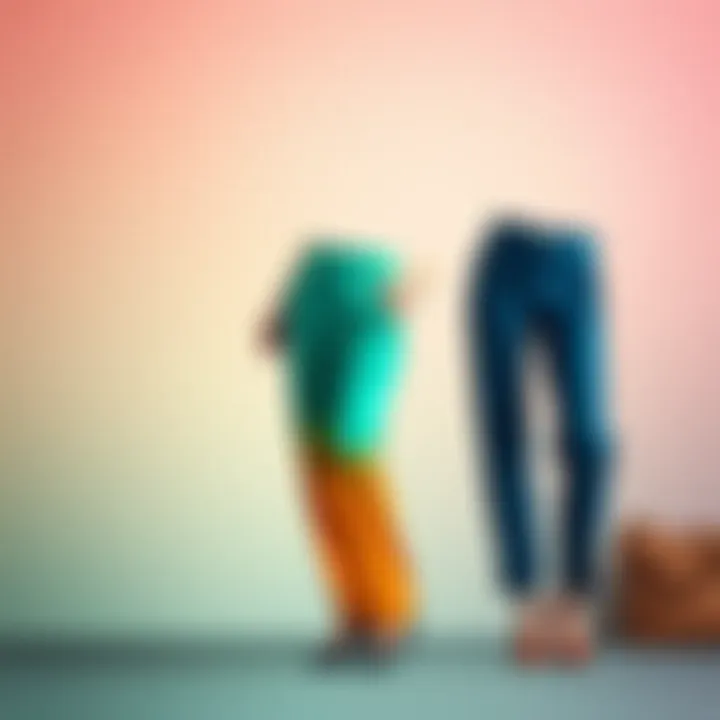 Seasonal Colors for Daily Trousers Seasonal color palette for trousers