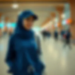 Elegant daily sports outfit showcasing modest fashion