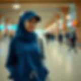 Modest Elegance in Daily Sportswear Elegant daily sports outfit showcasing modest fashion