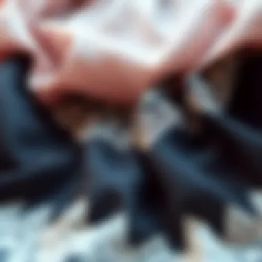 Stylish Combination of Lace and Flowing Fabrics Stylish combination of lace and flowing fabrics