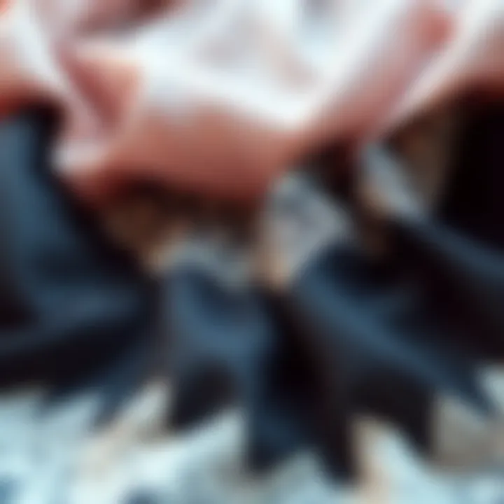 Stylish Combination of Lace and Flowing Fabrics Stylish combination of lace and flowing fabrics