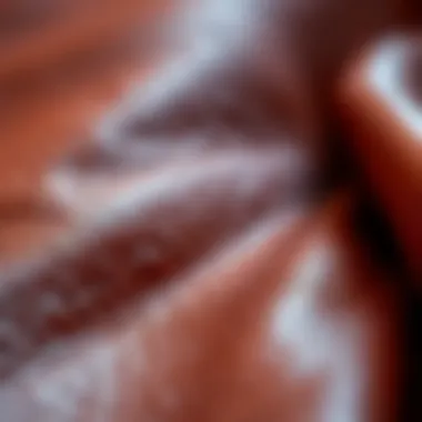 Premium Leather Texture A close-up of premium leather texture showcasing its quality and finish